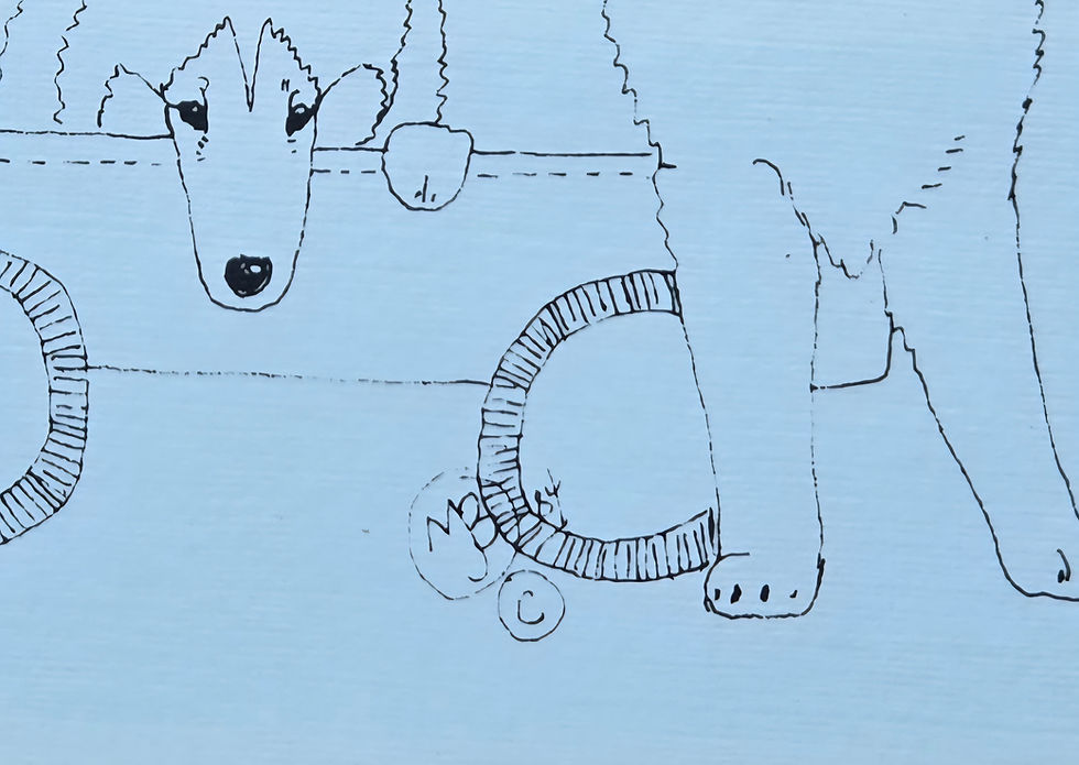 Thumbnail: Framed Collie Prints as a bundle