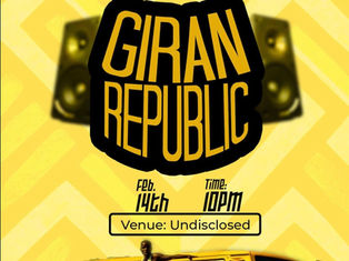 Giran Republic Set to Ignite Lagos With Lungu Rave 2.0