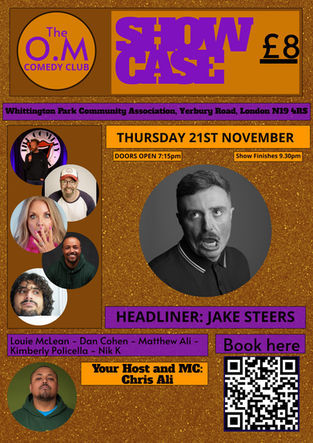 Comedy Night at Whittington Park Community Centre