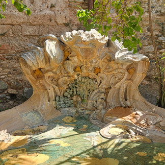 Las fuentes son importantes en los carmenes