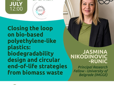 👋 Meet the Speaker: Jasmina Nikodinovic-Runic, PhD
