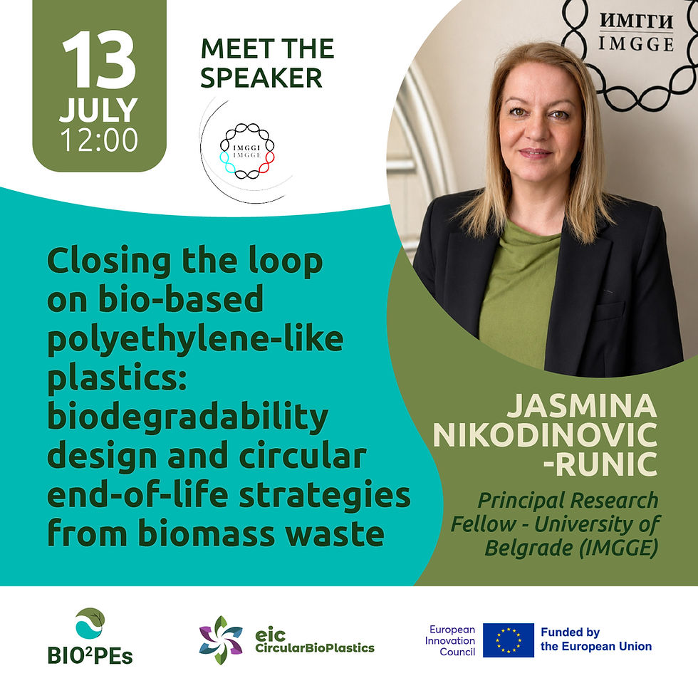 đź‘‹ Meet the Speaker: Jasmina Nikodinovic-Runic, PhD