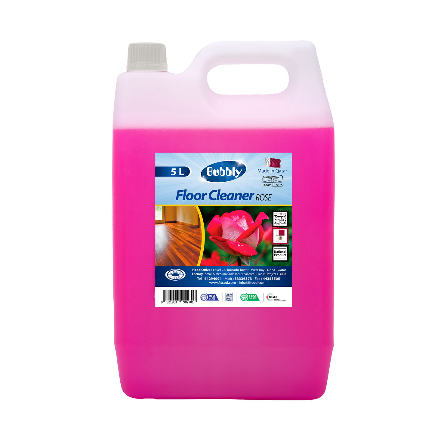 Bubbly Floor Cleaner Rose 5L