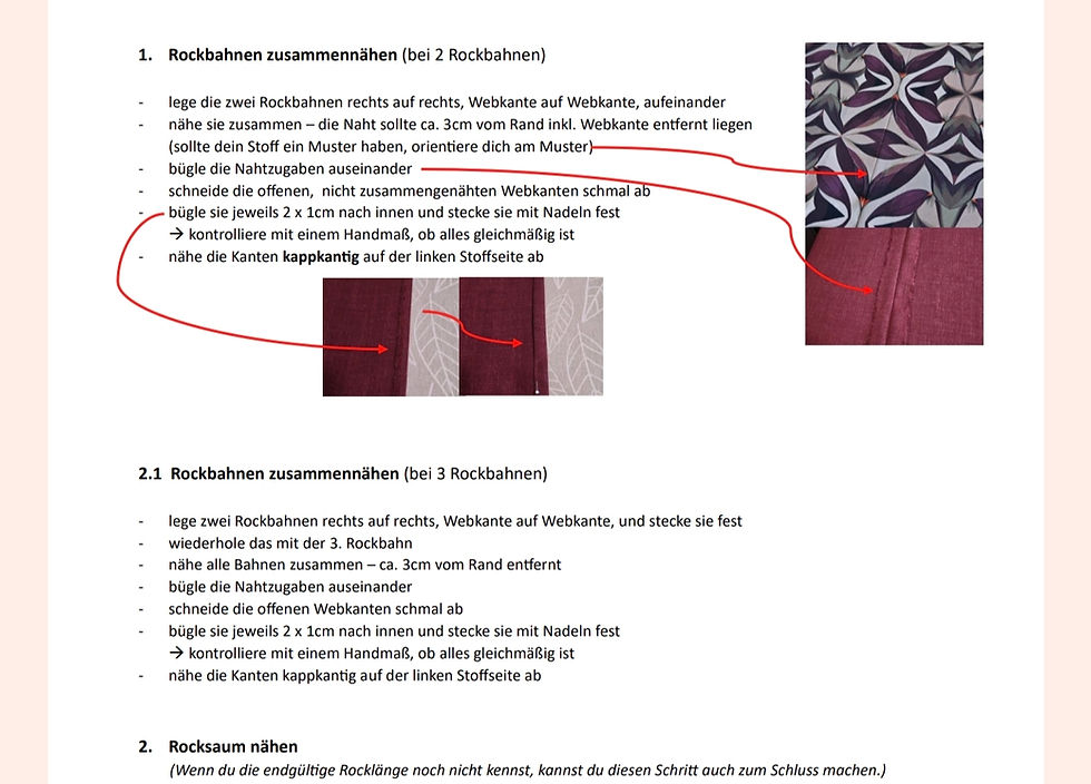 Miniaturbild: Wickelrock - Nähanleitung - E-Book