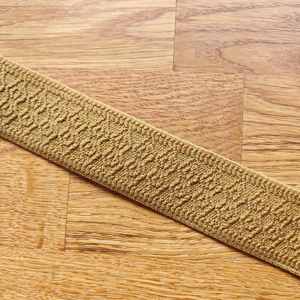 Miniaturbild: Stretchband - beige - braun - senf