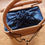 Miniaturbild: Rattantasche mit Henkel - blau