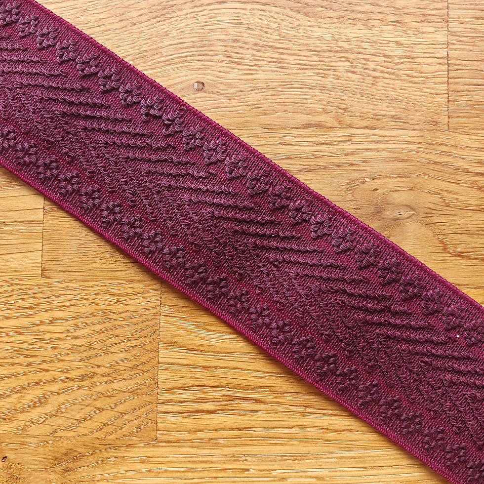 Miniaturbild: Stretchband - rot - rosa