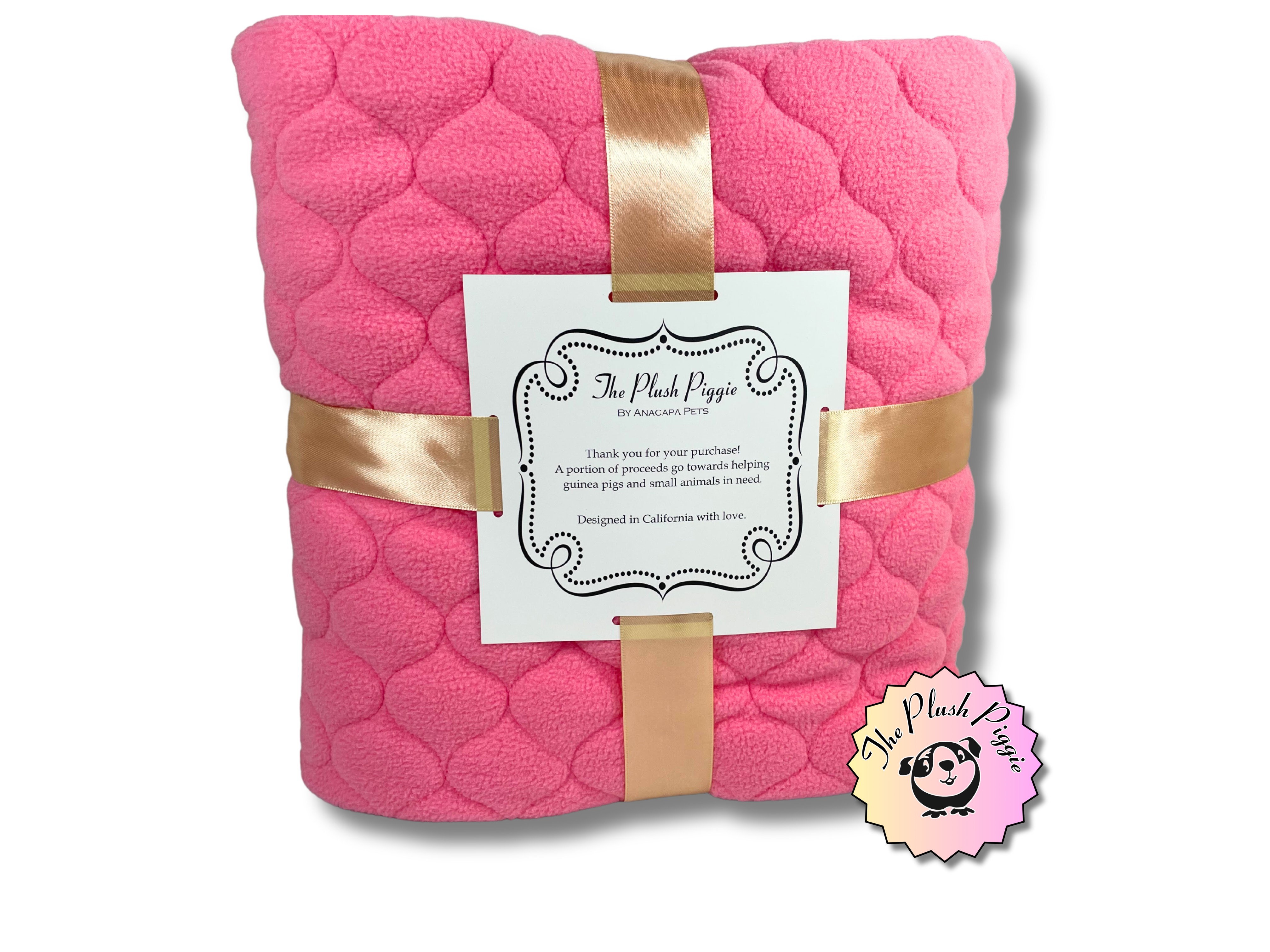 "Molly" Reversible Multi-Cage Fleece Liner In Lavender and Rose