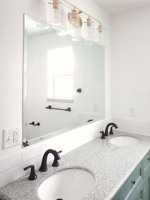 Hartford Master Bathroom. Double sink
Statement Lighting