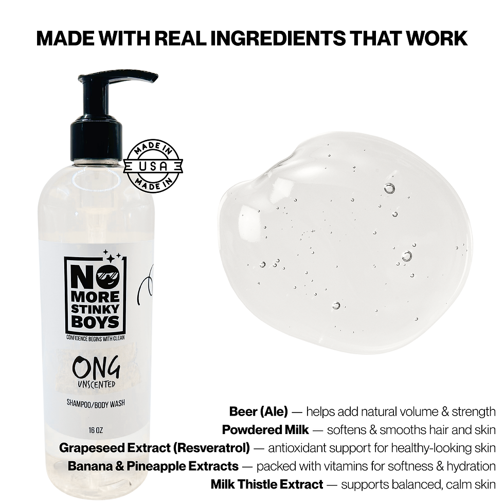 Thumbnail: Boys ONG (On God) 2-in-1 Shampoo + Body Wash