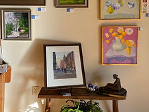 Gallery Antonia, interior photo, Chatham MA, fine arts gallery