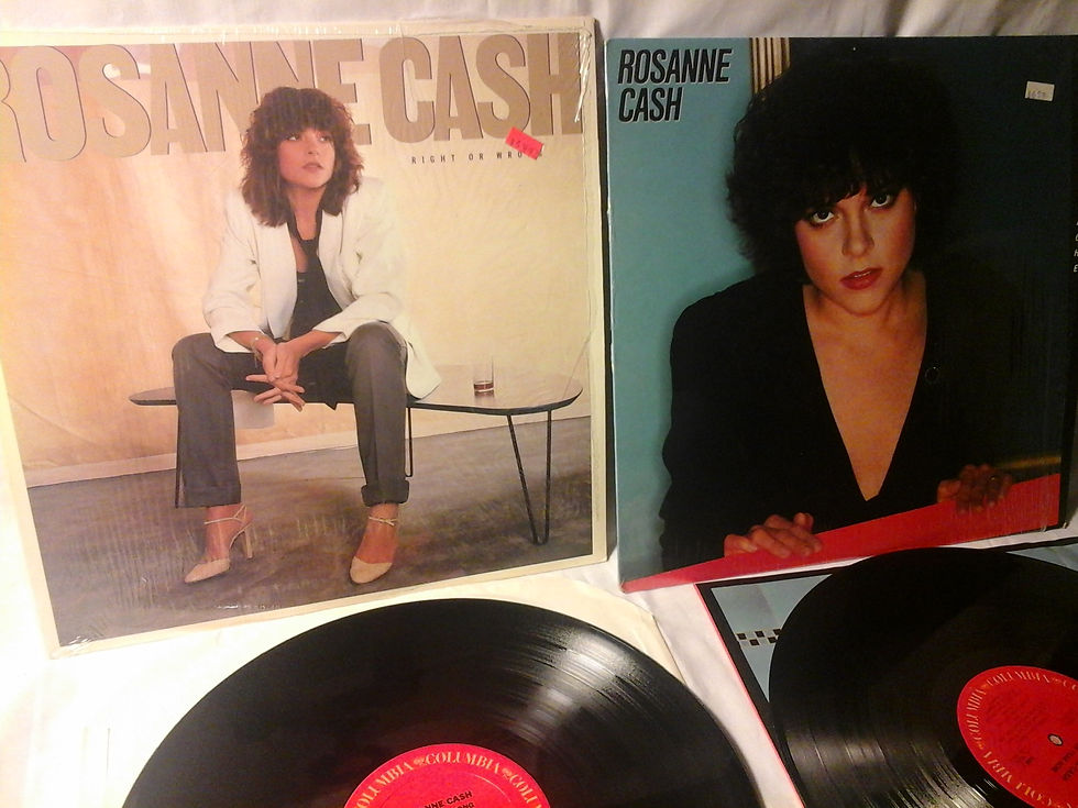 Thumbnail: (2) Rosanne Cash Record Albums