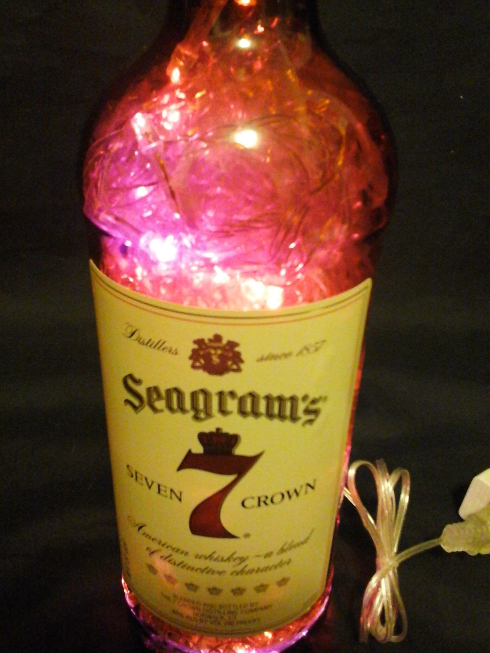 Thumbnail: Seagrams 7 Whiskey Bottle