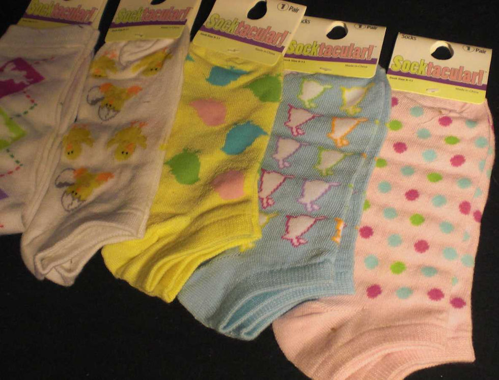 Thumbnail: Set of 5 Women's Easter Socks