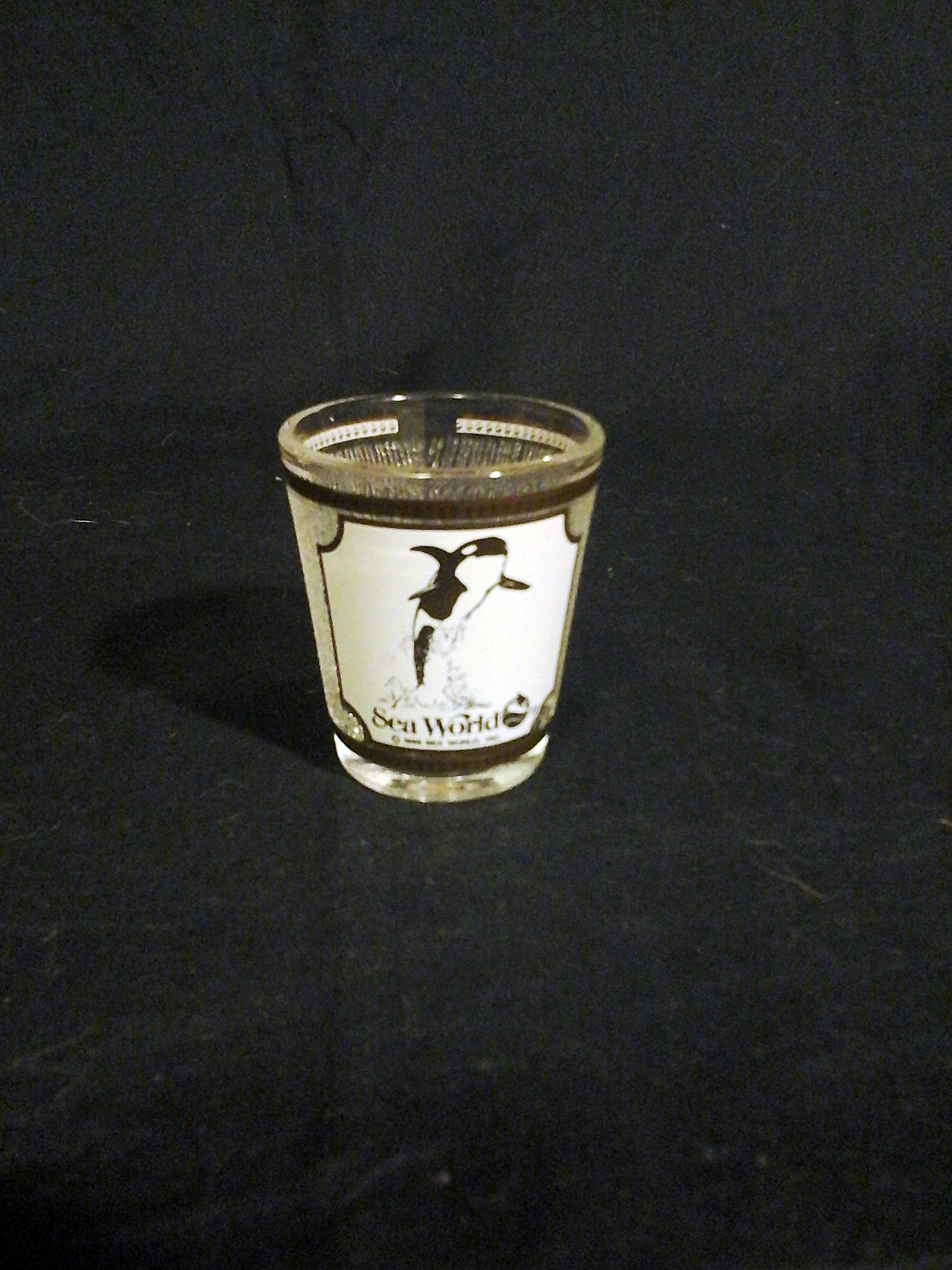 Vintage 1986 Sea World Shot Glass