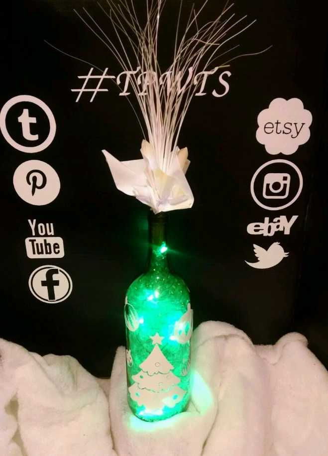 Thumbnail: Christmas Tree Multicolor Centerpiece Bottle