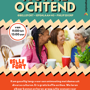 Koffieochtend dames verschillende culturen