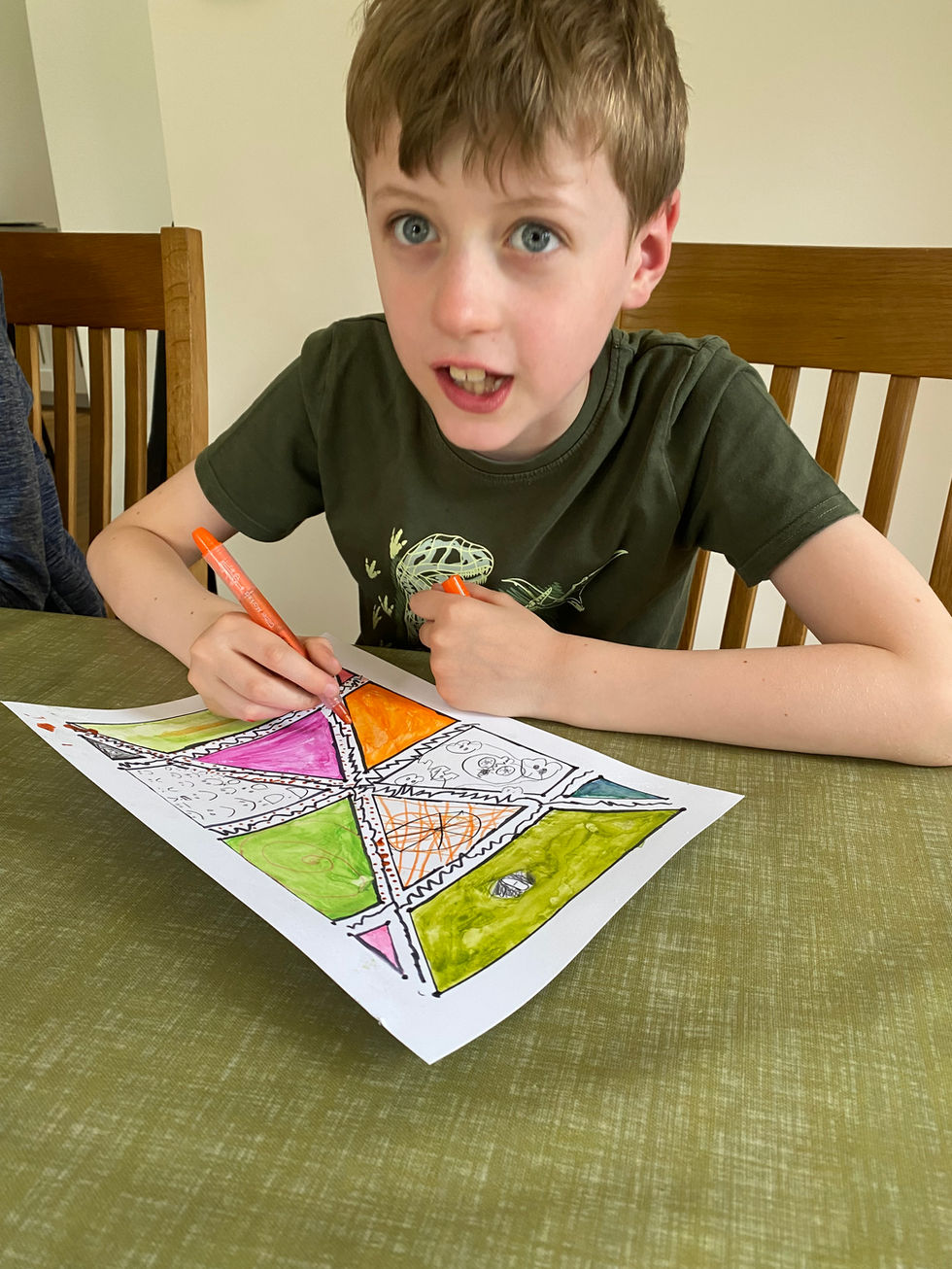 Child drawing