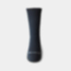 Thumbnail: Merino Wool Socks - Crew Half Cusion Black