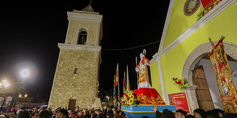 Comunidad celebró la Eucaristía de víspera por la octava de San Lorenzo de Tarapacá