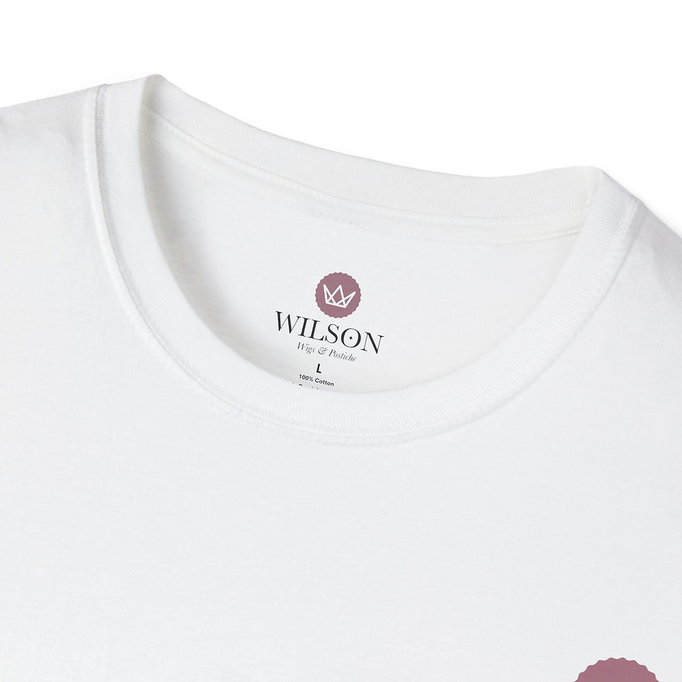 Thumbnail: Wig Maker Confidence Quote Unisex Softstyle T-Shirt
