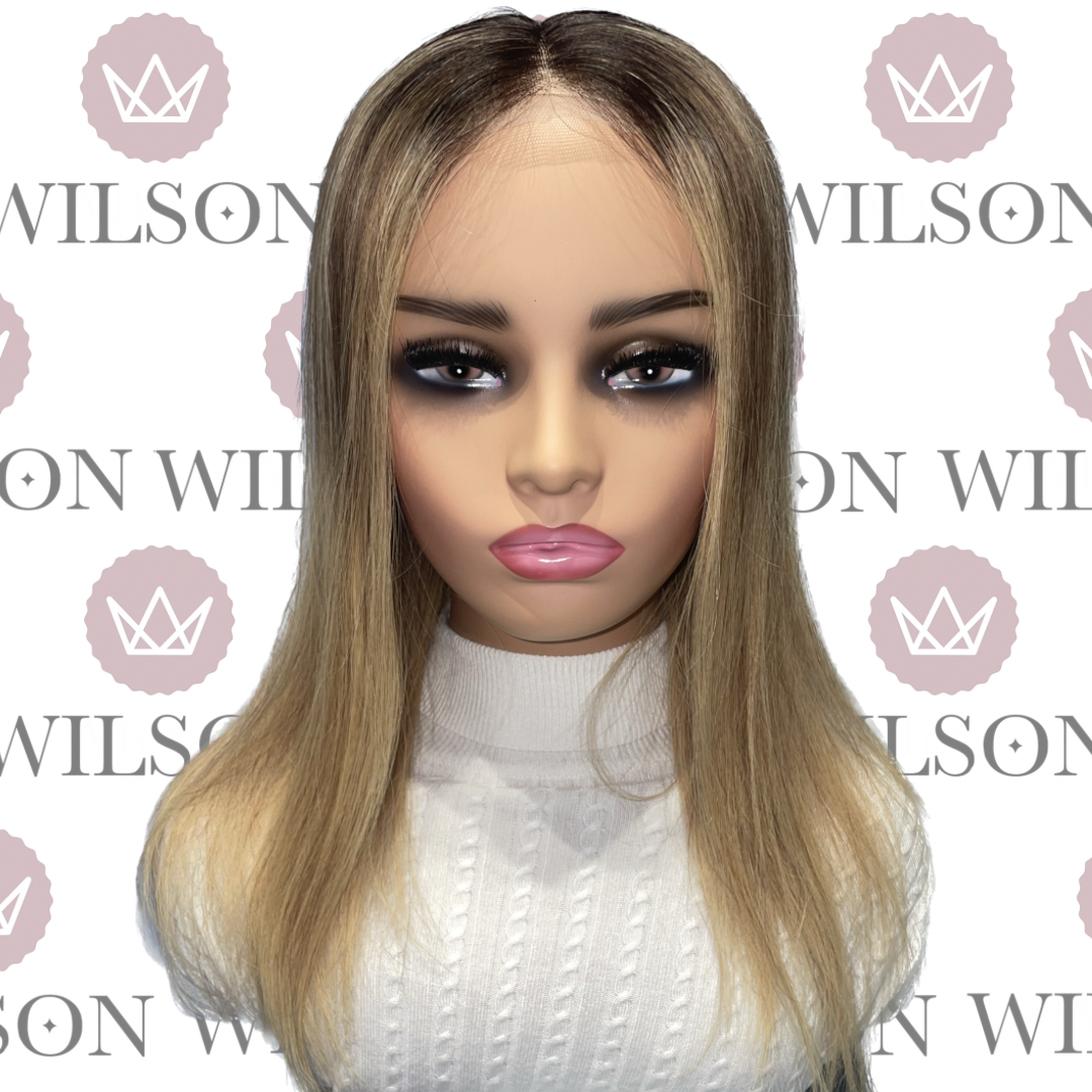 “Esra” 16” Luxury Human Hair Topper