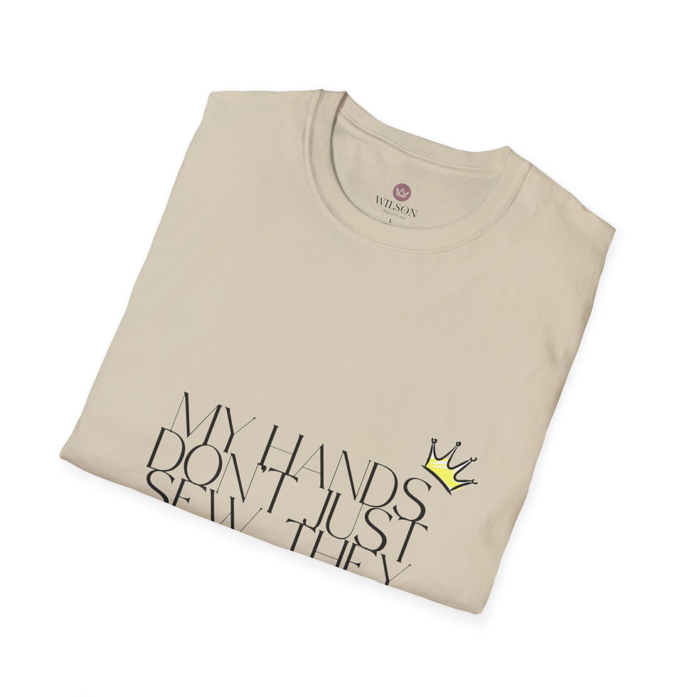 Thumbnail: Wig Maker - I Secure Crowns Unisex Softstyle T-Shirt