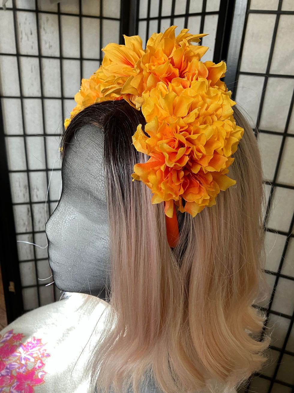 Thumbnail: Fridalious Dia de Los Muertos Marigold Corona