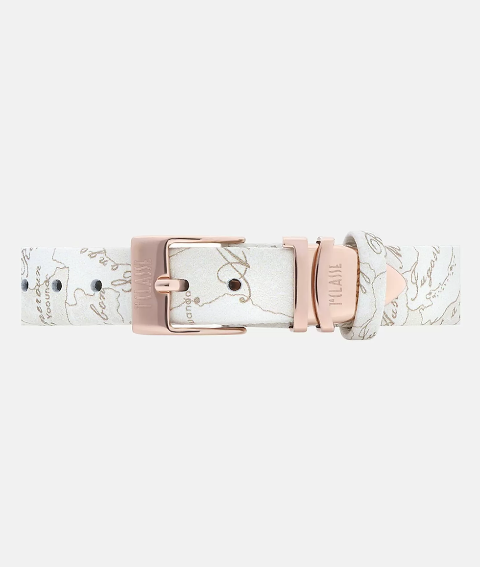 Miniature : ALVIERO MARTINI PRIMA CLASSE Ischia in pelle Geo White 1671358