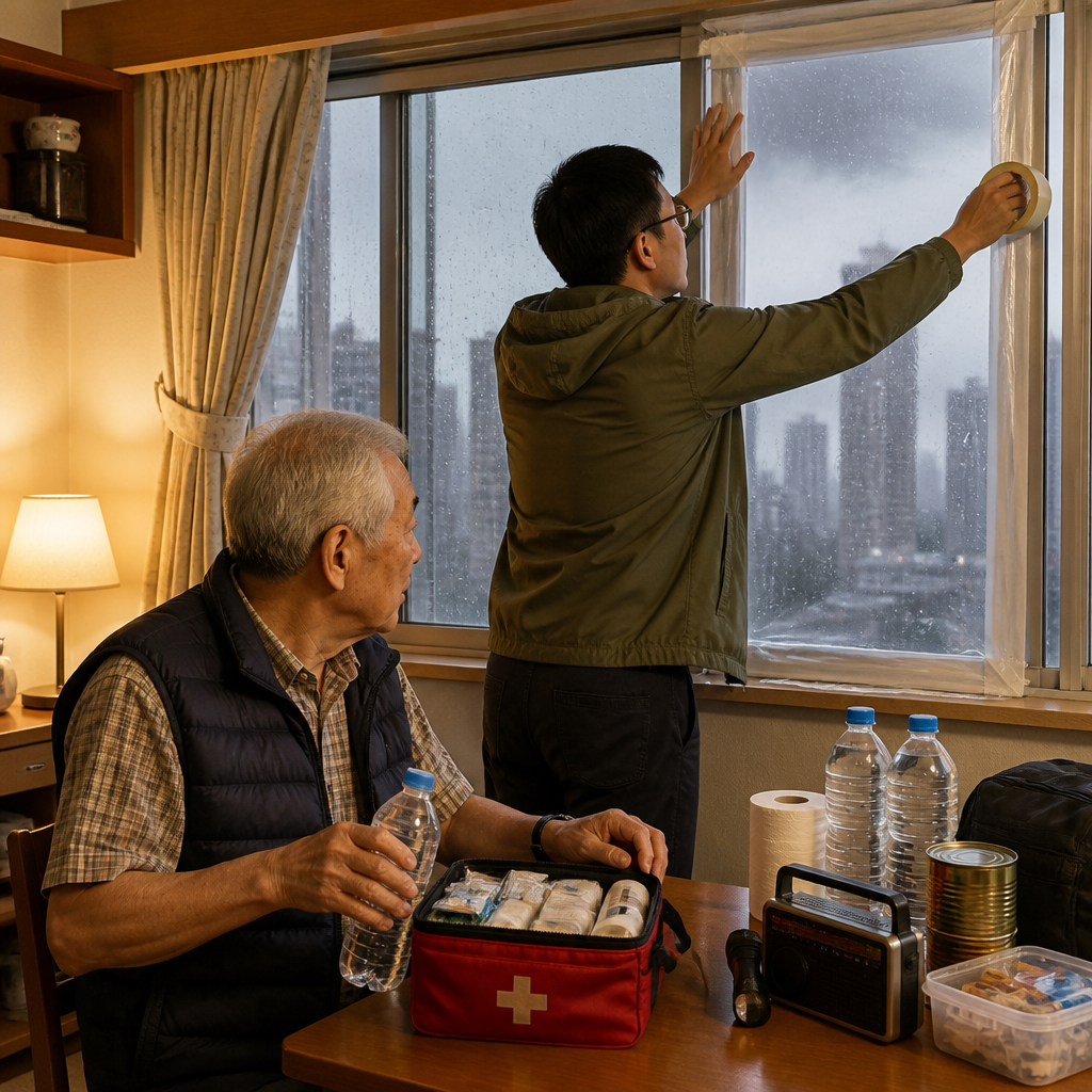 長者家居防風準備