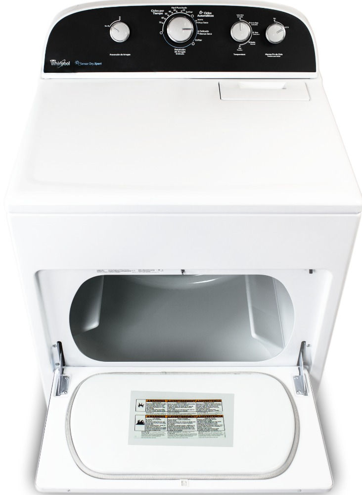 Miniatura: SECADORA WHIRLPOOL A GAS 7MWGD1900EW3 BLANCA 42 LBS. / 19KG  6 CICLOS DE SE