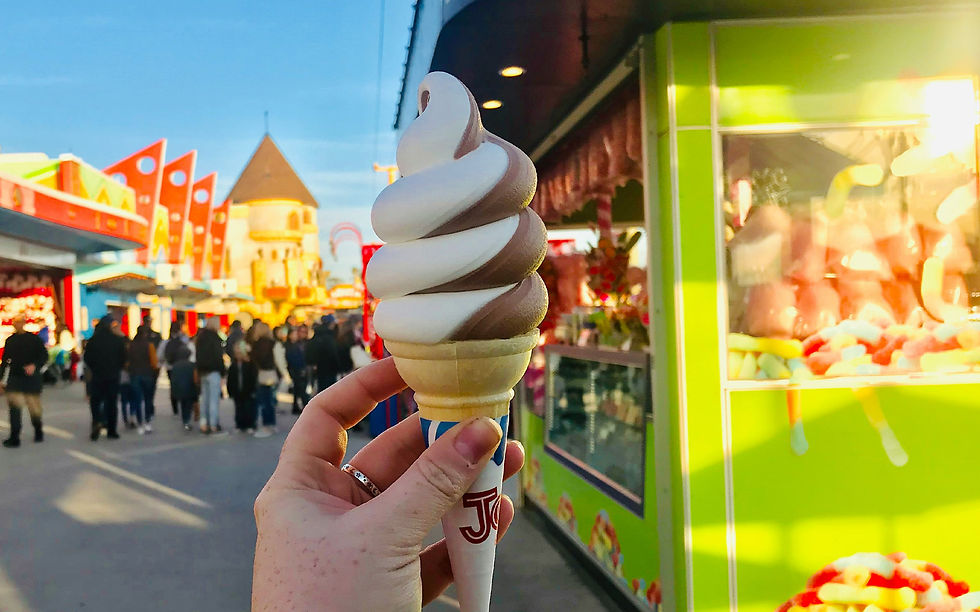Softeis am Markt