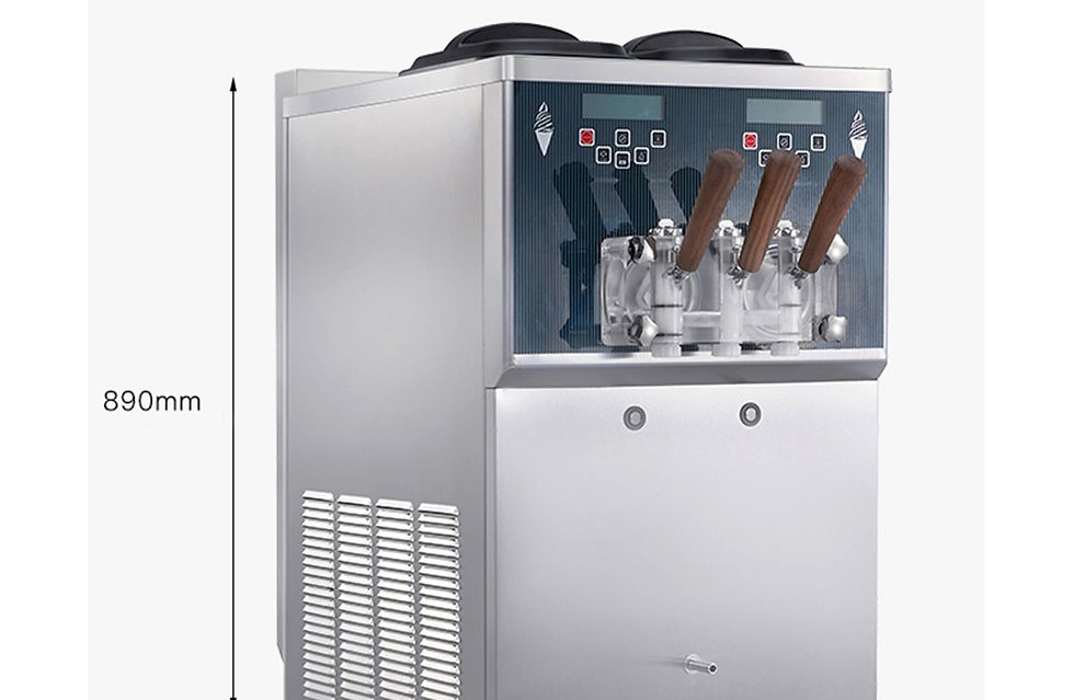 Softeismaschine Tischmodell Dual System