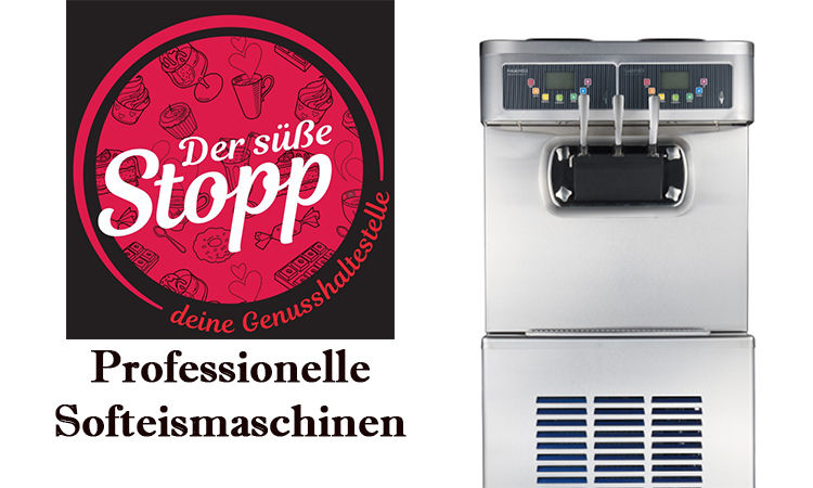 Professionelle Maschine für Herstellung von Softeis