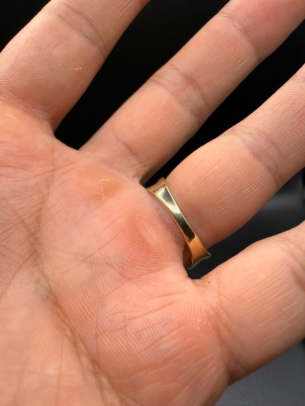 Thumbnail: Virgin Mary Double band ring 10k 