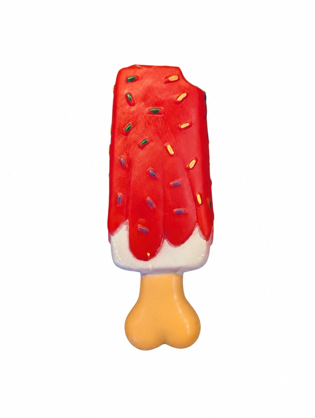 Pets Play Squeaky Ice Cream Lolly Dog Toy