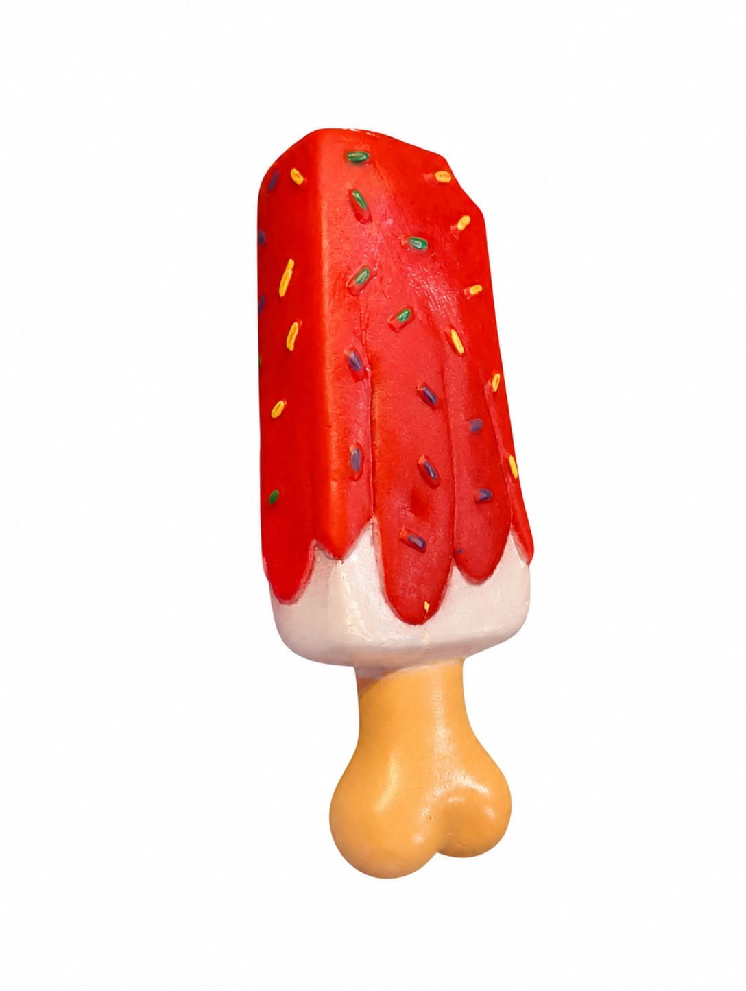 Pets Play Squeaky Ice Cream Lolly Dog Toy