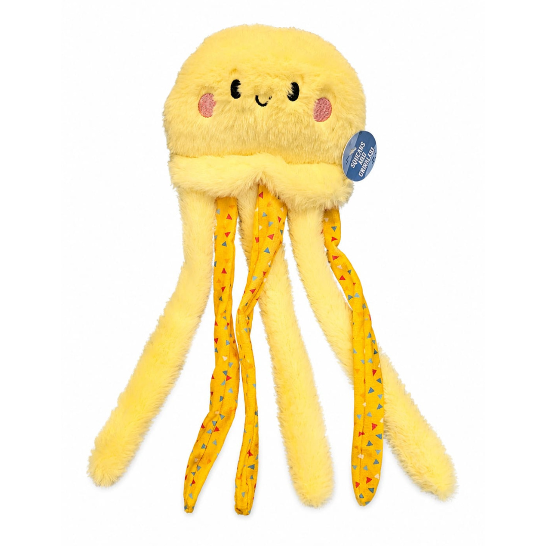 Smart Choice Squeaky Crinkle Jellyfish Plush