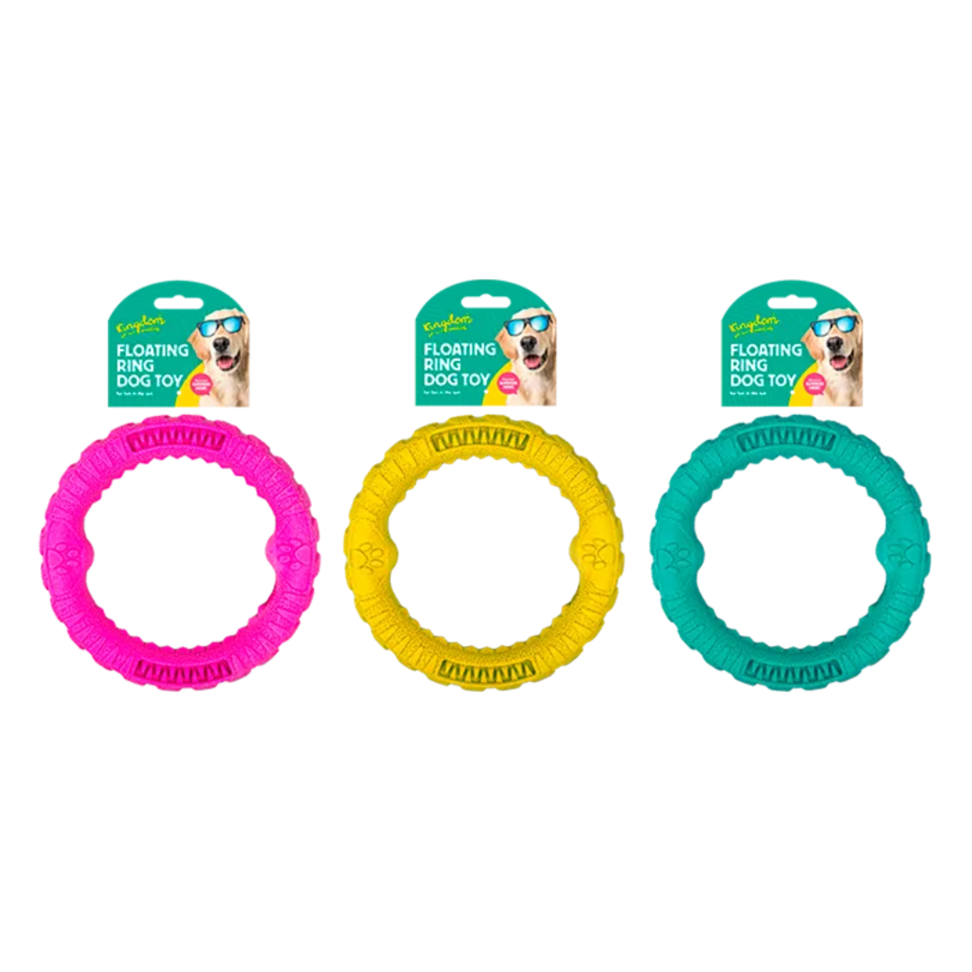 Floating Ring Dog Toy