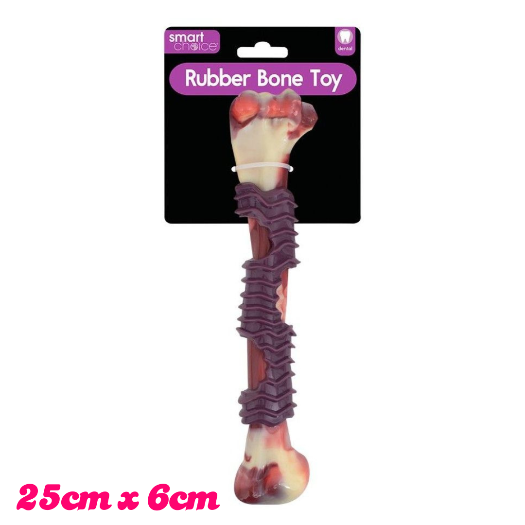 Smart Choice Realistic Bone Rubber Toy