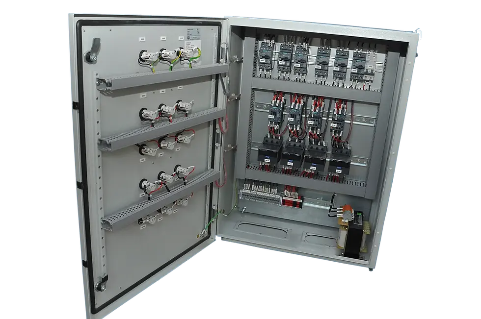 Factory-tested AC Drive Panels (VFD) ready for dispatch from our Chennai facility