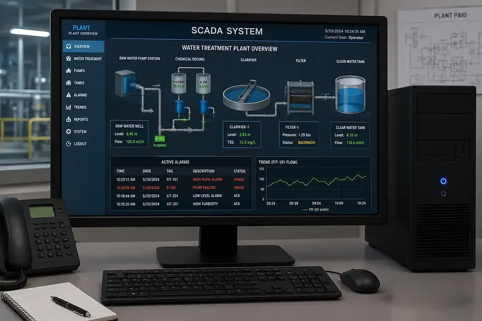 SCADA Control Panel Manufactured in Chennai, India