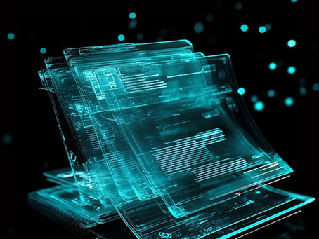 Digital content files illustrating content repurposing and digital asset management.