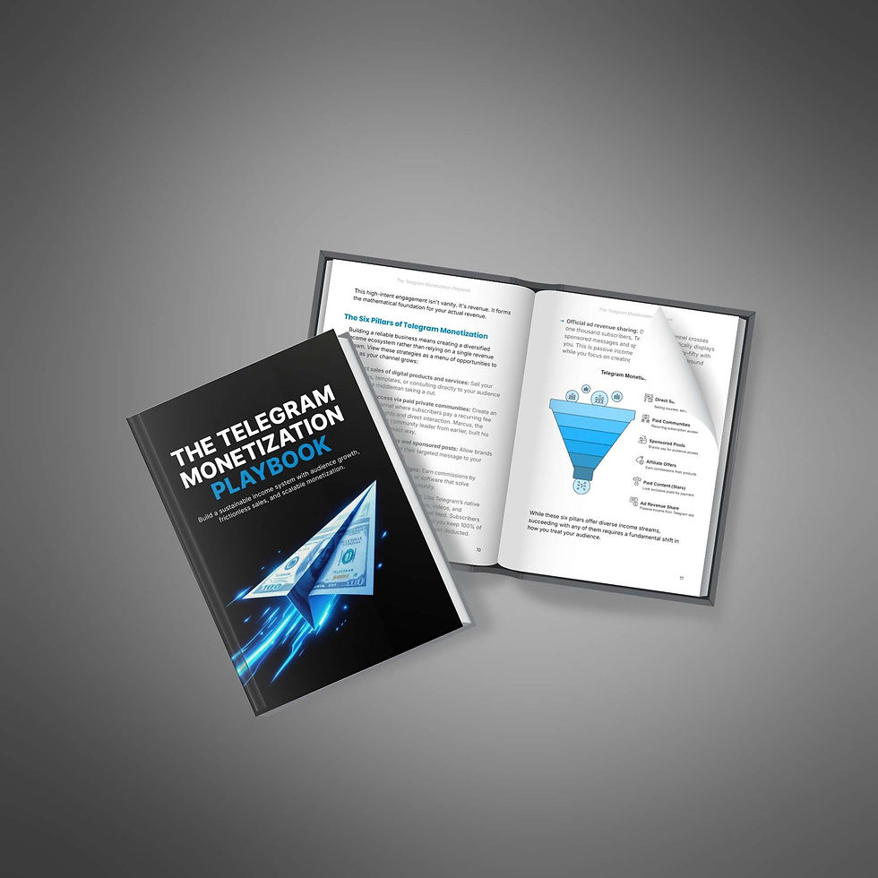 Thumbnail: Telegram Monetization System