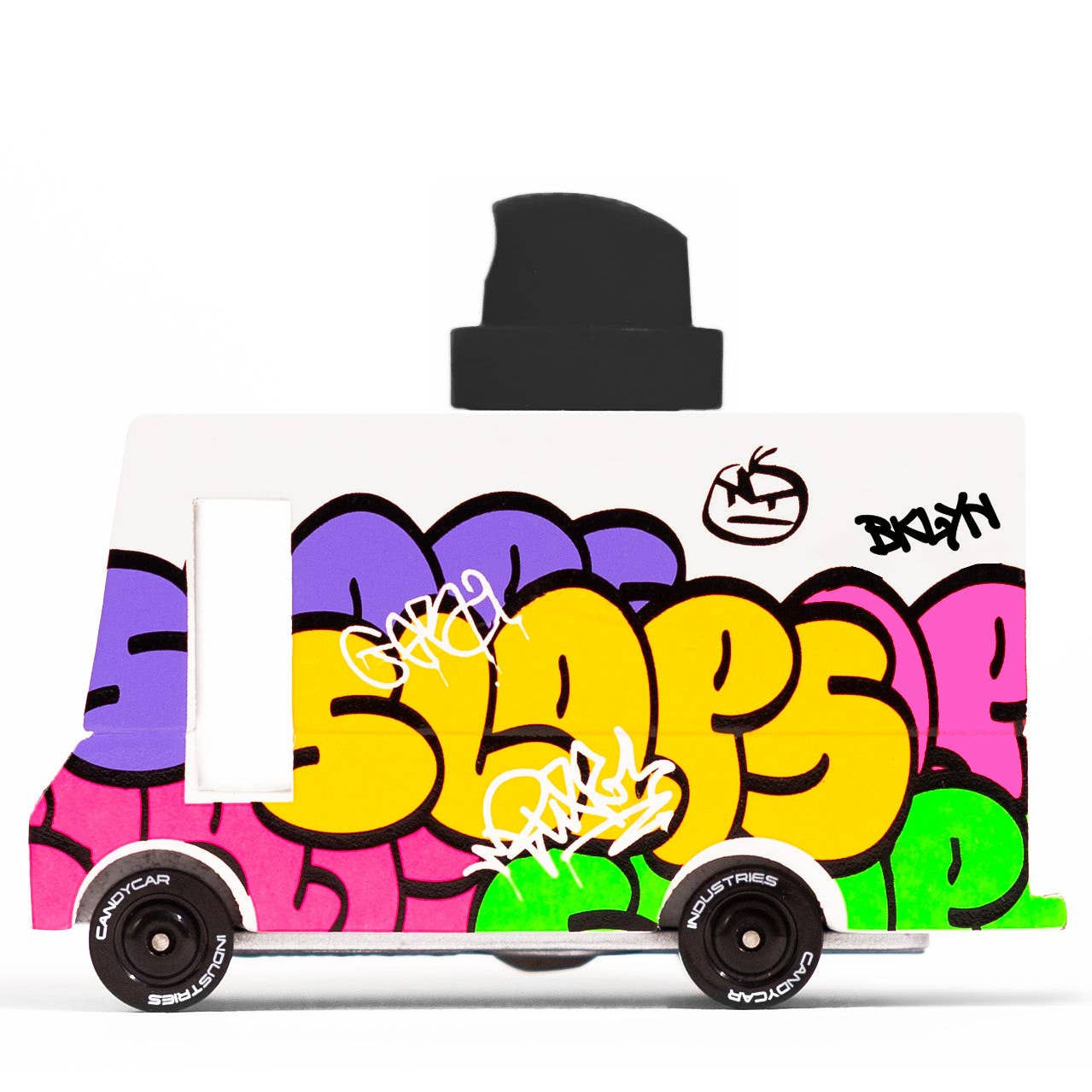 Candyvan - Graffiti Redux - Wooden Diecast Toy Car