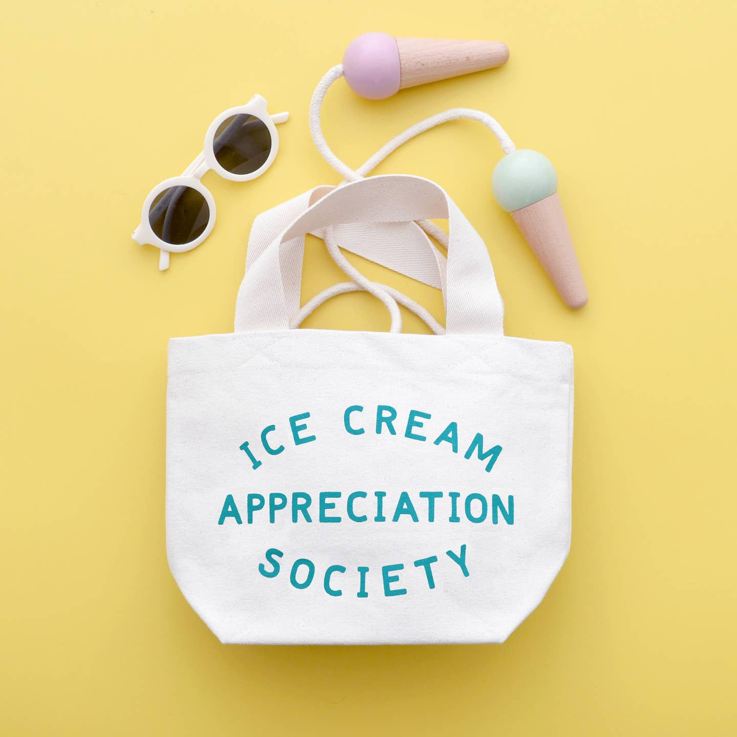 Ice Cream Appreciation Society - Little Canvas Bag