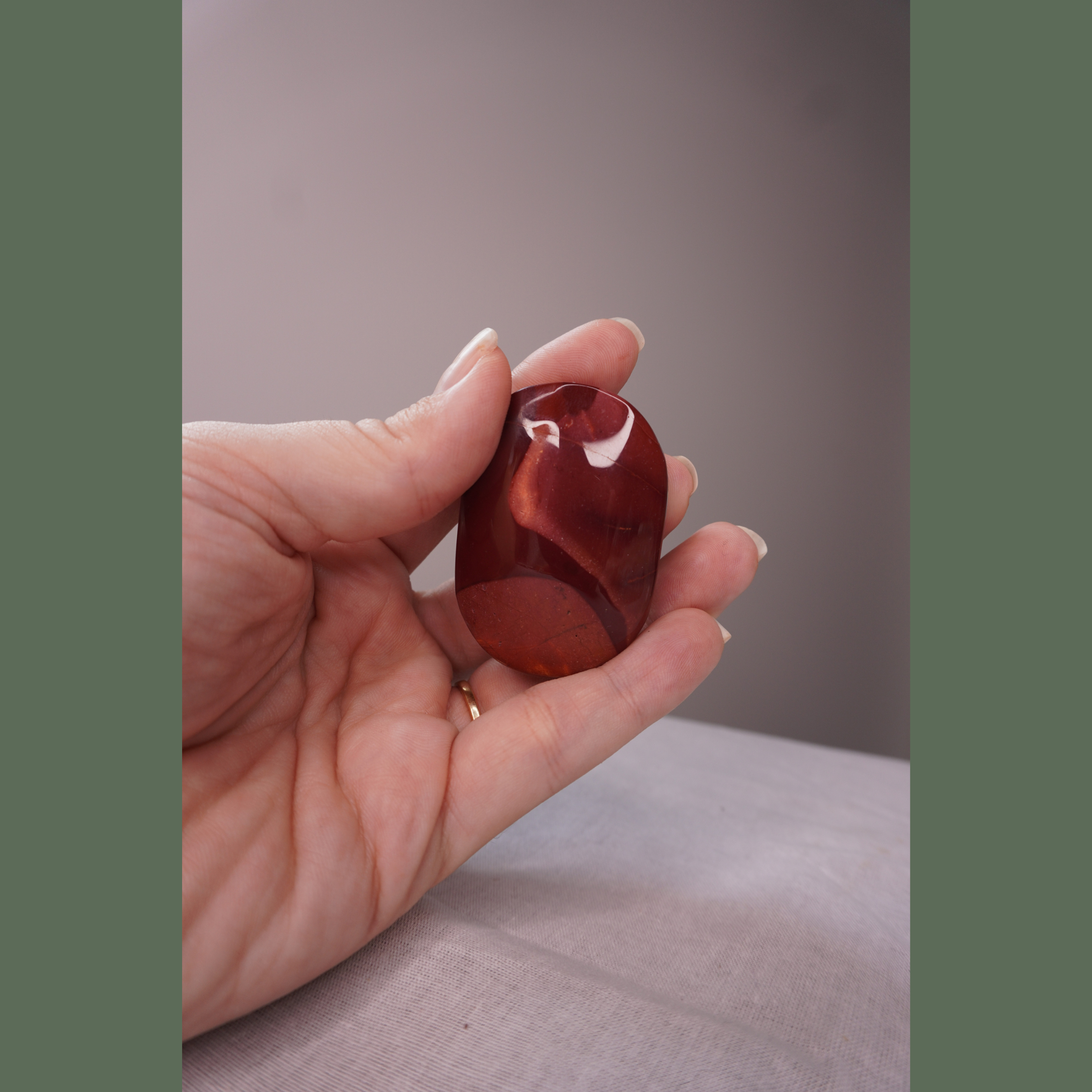 Mookaite Palm Stone #1