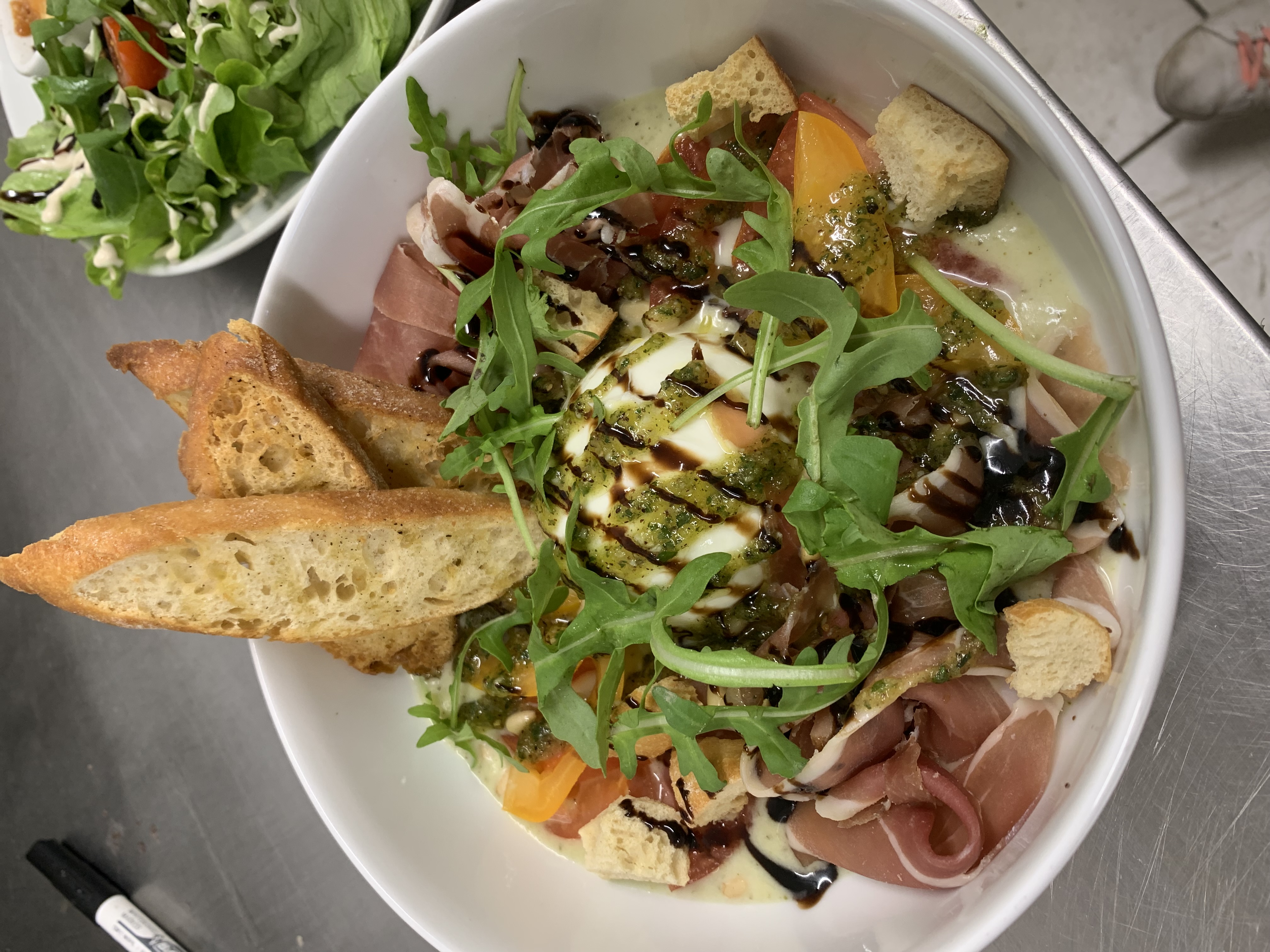 Arranged Food and Objects