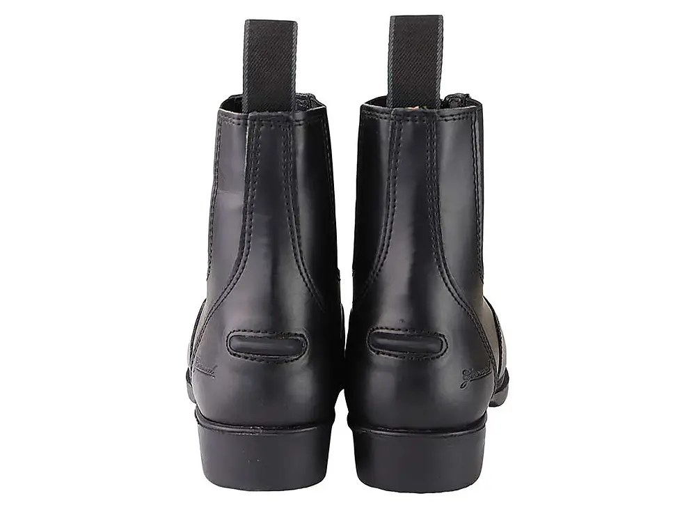 Thumbnail: Childrens  Grewal Synthetic Zip Up Paddock Boots