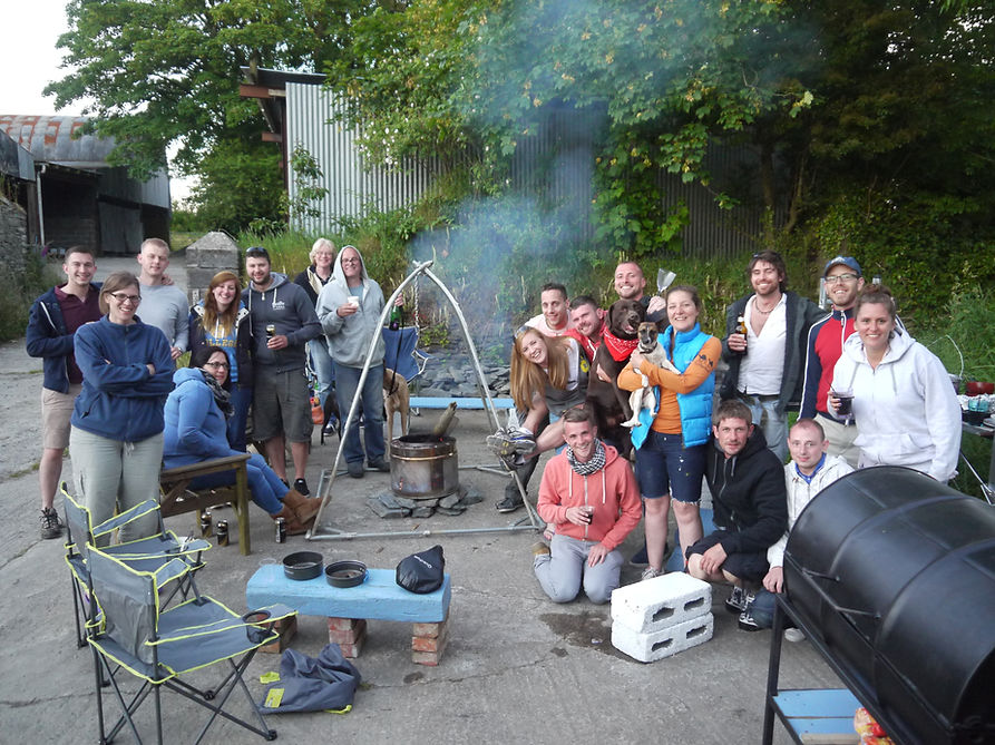 Top of the Woods Eco Luxury Glamping Campsite in Pembrokeshire and Cardigan Bay in Wales, UK - first camping guests